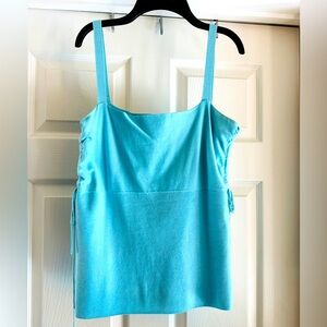 Turqouise Knit Blouse/Tank